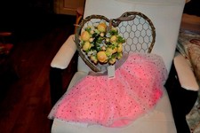 catimini jupe neuve  6 ANS 4 ans  doublee tutu rose avec paillettes PROMO