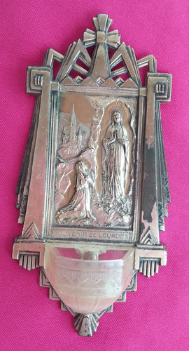Bénitier vierge marie - bénitier,