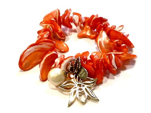 Bijou bracelet créateur - , nacre
