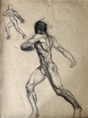 Dessin ancien homme - dessin,