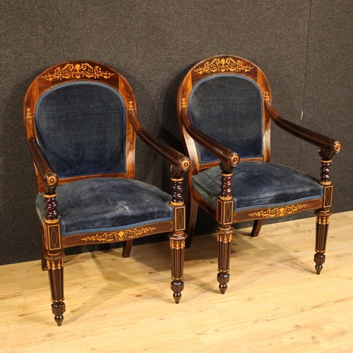 Paire fauteuils anciens - de,