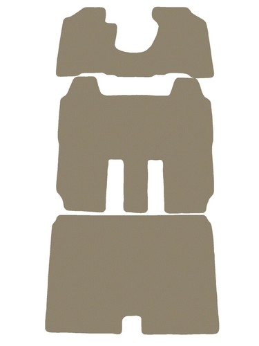 Beige foncé tapis sol - beige,