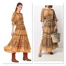 MES DEMOISELLES Womens Size EUR 38 or 10 / US 6 Amitola Short Sleeve Maxi Dress