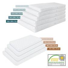 Matelas enfant mousse froide Oeko-Tex déhoussable lavable respirant á choisir