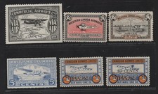 CANADA 1926-1930 AIR POST SEMI-POSTAL STAMPS & 3 COVERS SC. #LC13, LC42, LC46