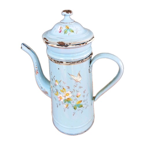 Ancienne cafetière tôle - cafetière, en