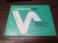 PARTS LIST HONDA XR 500 R 1979