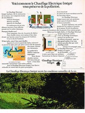 ADVERTISEMENT ADVERTISING 024 1972 INTEGRATED ELECTRIC HEATING