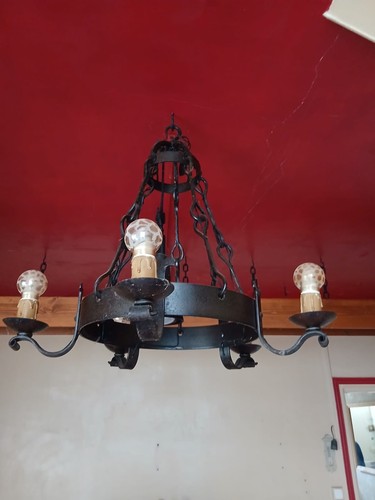 Lustre plafonnier suspendu
