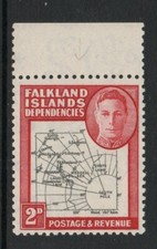Falkland Is. Deps 1946 2d with Gap in 80th parallel SG G3a Mnh. (R2087)