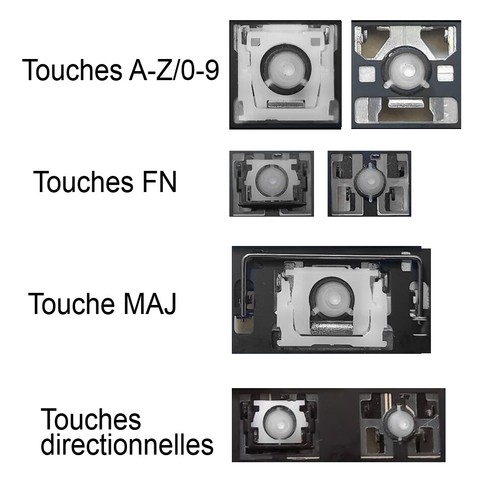 Touche clavier pour - touche,