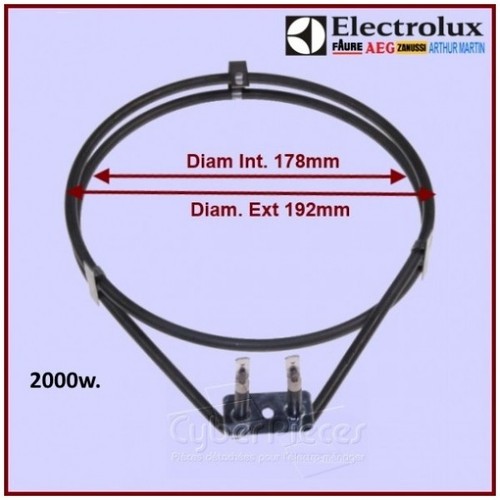 Résistance circulaire 2000w - résistance,