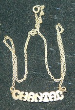 collier vintage en argent