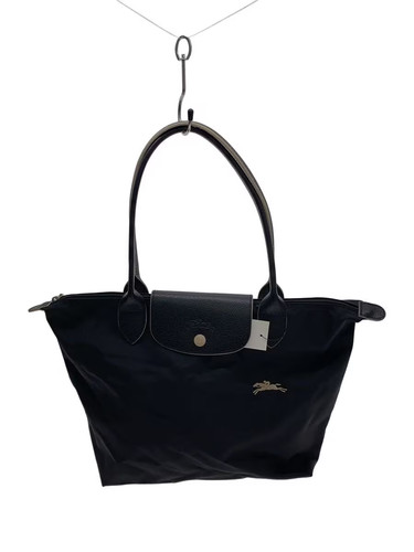 Longchamp tote bag blk solid - tote,