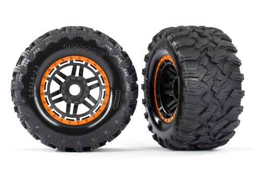 Traxxas trx8972t pneus montés - traxxas,