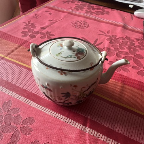 Théière porcelaine blanche