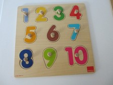 Puzzle éducatif en bois, 10