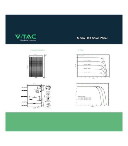 Tac kw panneaux - v-tac, 12,7