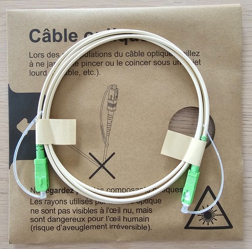 Câble fibre optique 5m - fibre,