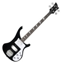 Basse Electrique Guitare 4 Cordes Rock Bass Èlectrique Humbucker 20 Frette Noir
