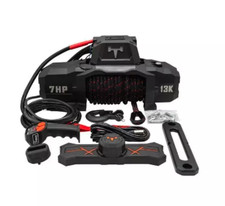 Treuil électrique 12 volts, 13.000lbs (5900kg) avec corde synthétic de la marque