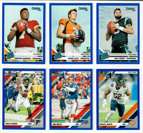2019 donruss football blue - football,