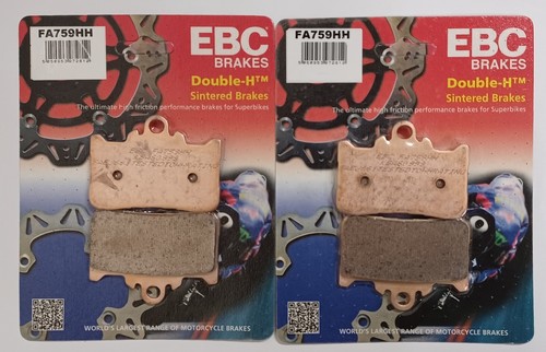 Ebc plaquettes frein - plaquettes, avant