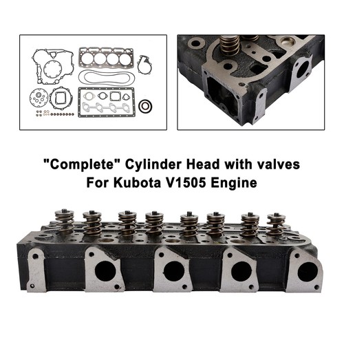 Complete cylinder head - complete,