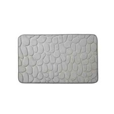 Tapis salle de bain Gris Galet