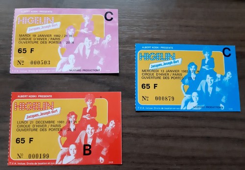 Lot tickets billets places - 3,