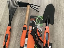 lot 4 outils de jardin black +