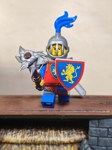Lego castle moc lion - lion, knight