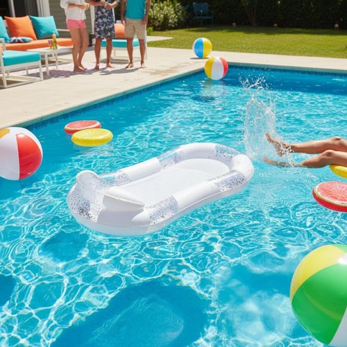 Matelas piscine transparent - piscine,