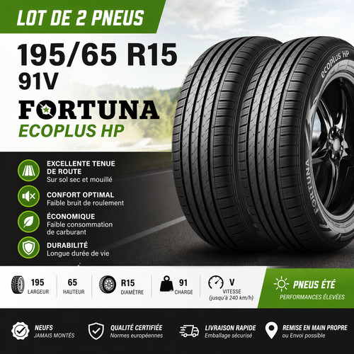 Lot pneus 195 - lot,