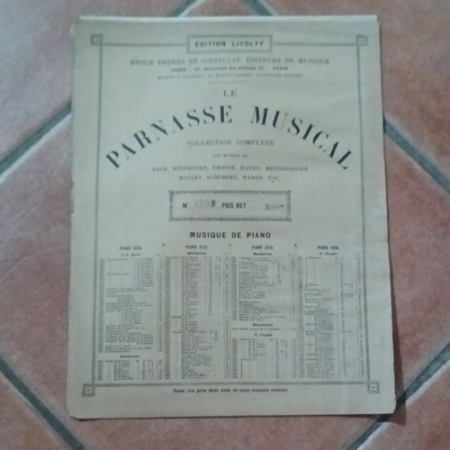 édition litolff partition - litolff,
