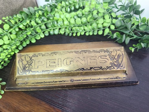 Ancien porte peignes mural art - ancien,