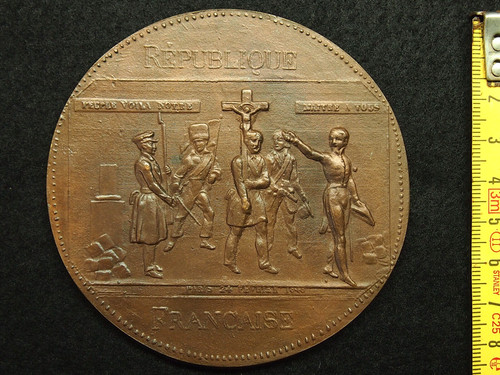 Medaille révolution fév 1848 - medaille,