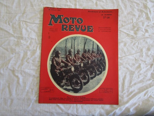 Moto revue 540 juillet 1933 - moto,