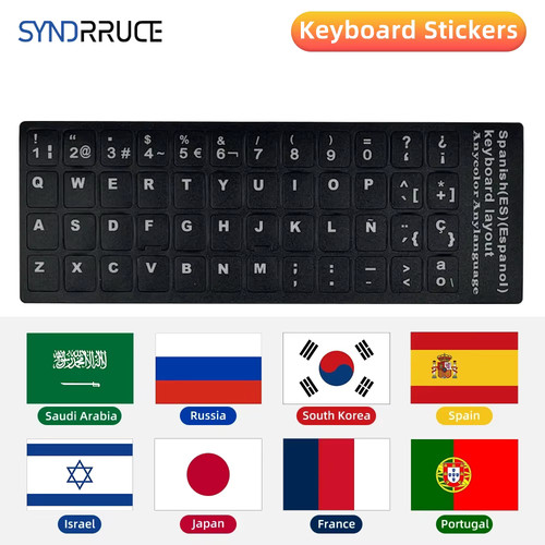 Autocollants clavier russe - clavier,