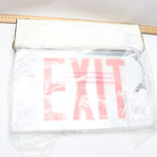 Lithonia Lighting Surface Mount LED Edge-Lit Exit Double Face White Housing