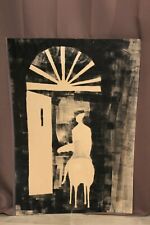 Painting on Contemporary Art Paper 96 x 64cm Signature to Identify