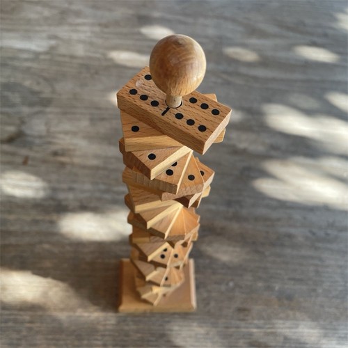 Jeu dominos bois - jeu, de