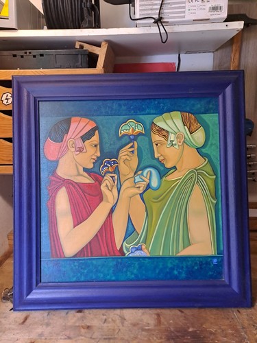 Tableau art deco - tableau, féminin