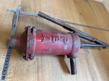 Ancienne Pompe  Essence Huile PBA Station Service Garage  Automobilia Voiture