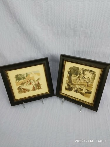 Deux gravures scènes - gravures, de