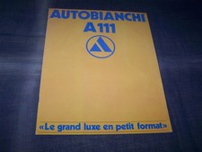 Top Rarity Beautiful Brochure Autobianchi A 111 from 1970!!!