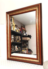 antique wooden mirror 55x40 vintage