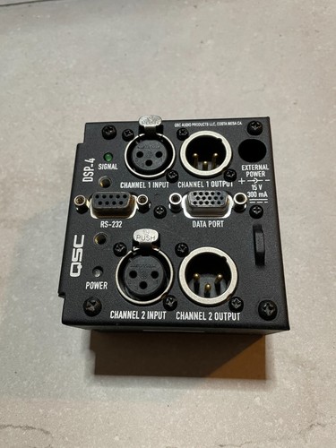 Qsc dsp digital processor - qsc, dsp-4
