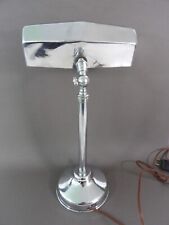 Antique Art Deco Chrome Adjustable Ball Headboard Table Desk Lamp 