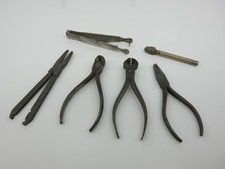 Lot outils pinces tenaille d'horloger bijoutier watchmaker jeweler tool